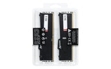Kingston Fury Beast Negro RGB 128GB (2x64GB) 5600MT/s DDR5 CL36 DIMM Memoria Gamer para Ordenadores de sobremesa Kit de 2 AMD Expo/Intel XMP - KF556C36BBEAK2-128