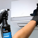 ERRECOM Kit Limpieza Completa Aire Acondicionado: JET GUN PRO+ Hidrolimpiadora Portátil, Clima-Net 1L Limpiador Unidad Interna/Externa, A/C Tabs Pastillas, Cover Protección Paredes Wally, Guantes