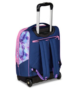 Seven Big Trolley Lilo & Stitch Escuela Fija, Violeta, 2 en 1, Doble Uso, Trolley y Mochila, Escuela Primaria, Niña, violeta, Talla única, Casual