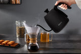 Krups Hervidor de agua de cuello de cisne, Versátil, Té, Café, Infusión, 8 temperaturas, Mantener caliente 30 min, Tapa extraíble, Café Control BW923810, Negro