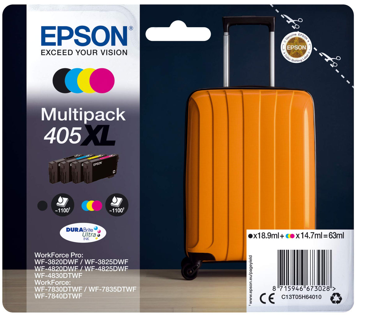 Epson Ink/405Xl CMYK Sec
