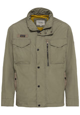 camel active Chaqueta Bomber con Cuello Alto Blusa, marrón, 48 para Hombre