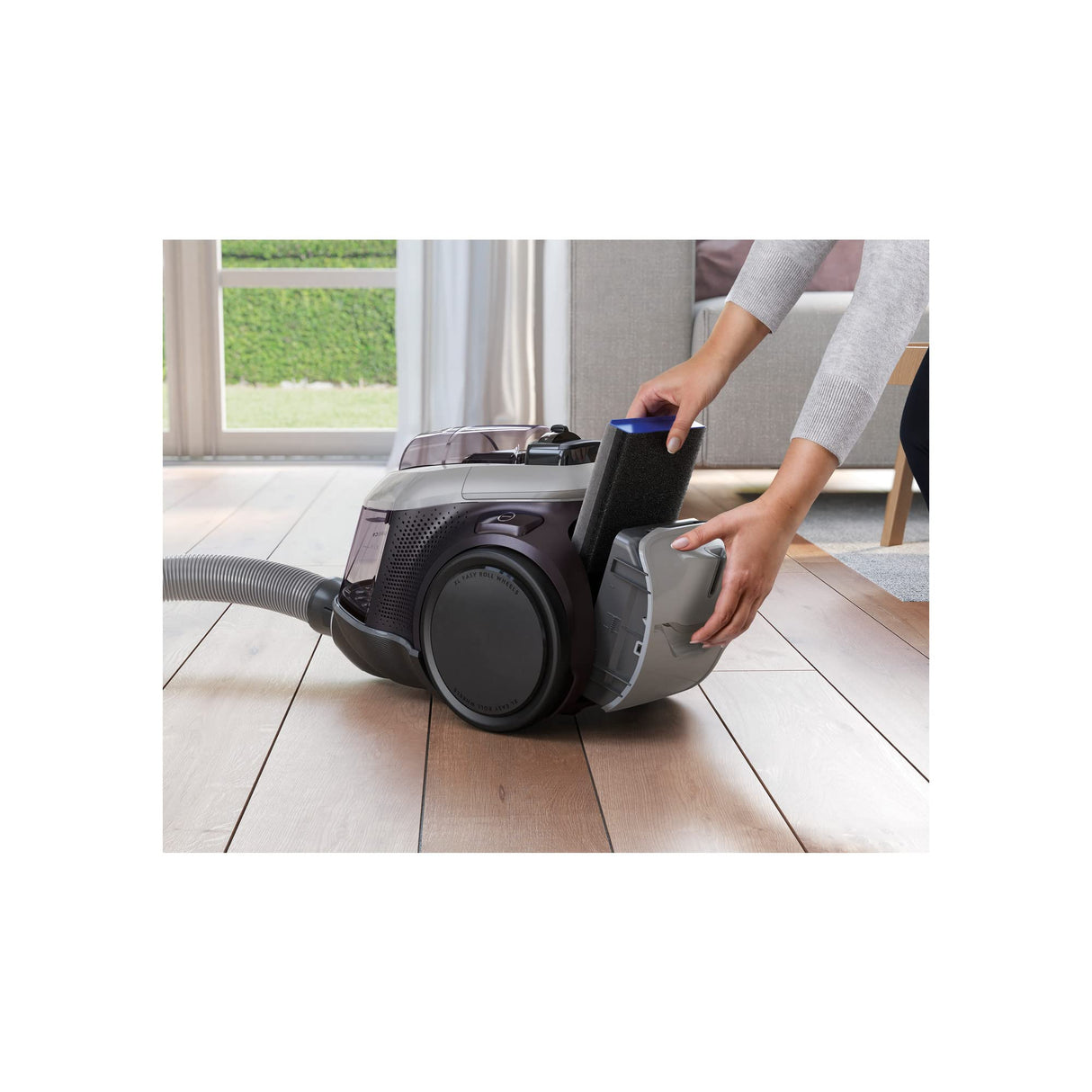 Electrolux PC91-4MG Pure C9 Aspiradora sin Bolsa, Metal, Gris Mineral