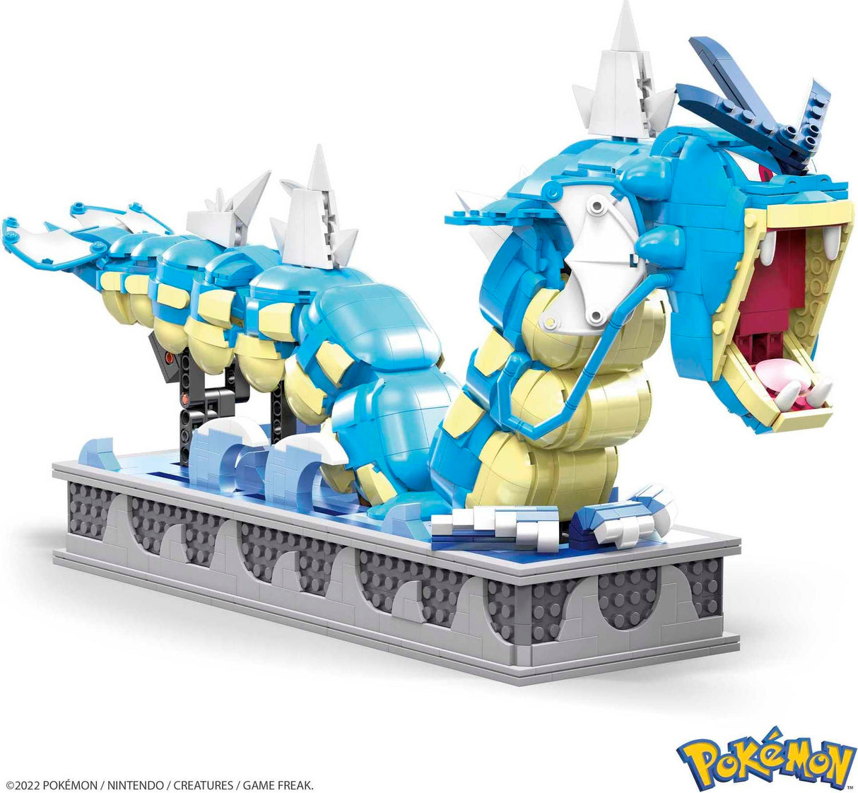 MEGA Construx Pokemon Coleccionistas Gyarados Figura cinemática de bloques de construcción, juguete +10 años (Mattel HGC24)