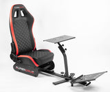 Asiento de cubo de simulación Superdrive con soporte para volante y pedales - Cabina de simulación Superdrive para volantes de PS5, Xbox Serie X/S, PS4, Xbox One y PC