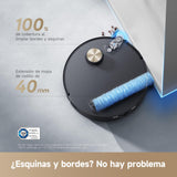 DREAME Aqua10 Roller, Robot Vacuum Cleaner with AquaRoll Scrubbing Technology, Carpet Care Brush Protector, Automatic Emptying, 30,000 Pa Suction, Extendable Roller Mop