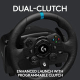 Volante de Carrera y Pedales Logitech G923 USB para Xbox One y PC, Enchufe inglés Tipo G - Negro