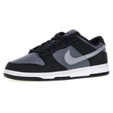 NIKE Dunk Low, Sneaker Hombre, Black Lt Smoke Grey Smoke Grey White, 44.5 EU