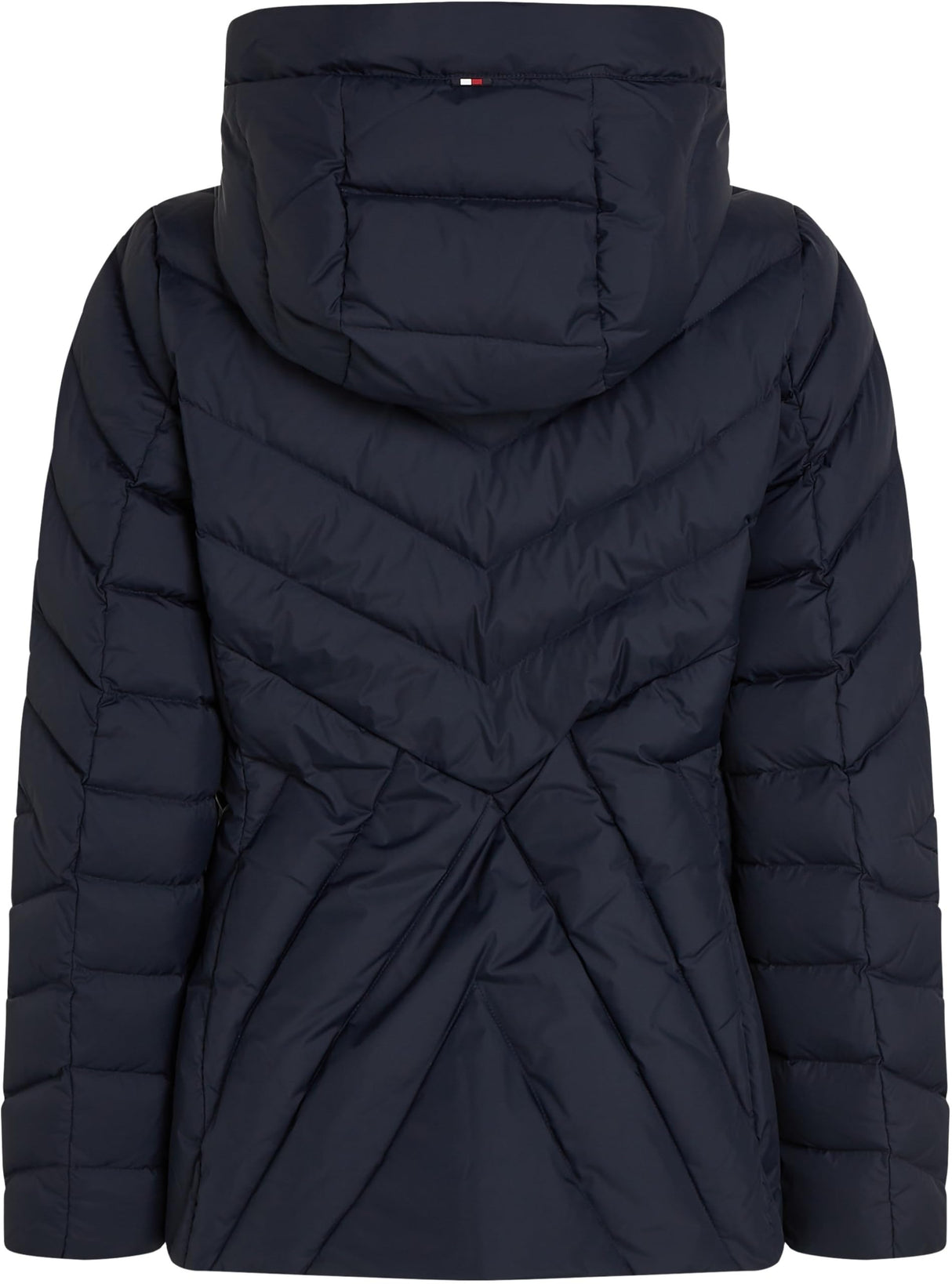 Tommy Hilfiger Cazadora de Plumas Mujer Down Jacket con Capucha, Azul (Desert Sky), XS