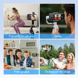 Pantalla de Monitor de Selfie para Teléfono, Rollei Easy Creator Selfie Monitor 3,97" Compatible con iPhone y Android para TikTok Live Streaming Vlog Negro Vlog-Selfie-Monitor-Pantalla-Magnética