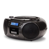 Aiwa BBTC-660DAB/BK: Radio Cassette Portátil con CD, Bluetooth y USB, Grabador de Cassettes, RDS, FM PLL, Dab+, Mando a Distancia, Color: Negro