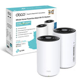 TP-Link Deco PX50 (2-Pack) - Sistema WiFi 6 AI Mesh+PLC, AX3000+G1500 Doble Banda 2.4 GHz/5 GHz, Cobertura hasta 400 m2,Conecta hasta 150 Dispositivos, 3X Puertos GigabIt por Unidad,MU-MIMO