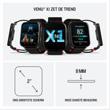 Garmin Reacondicionado Venu X1, Smartwatch Premium con GPS, Pantalla AMOLED de 2'', Funciones de Salud y Bienestar 24/7, Linterna LED, hasta 8 días de autonomía, Verde,Reacondicionado