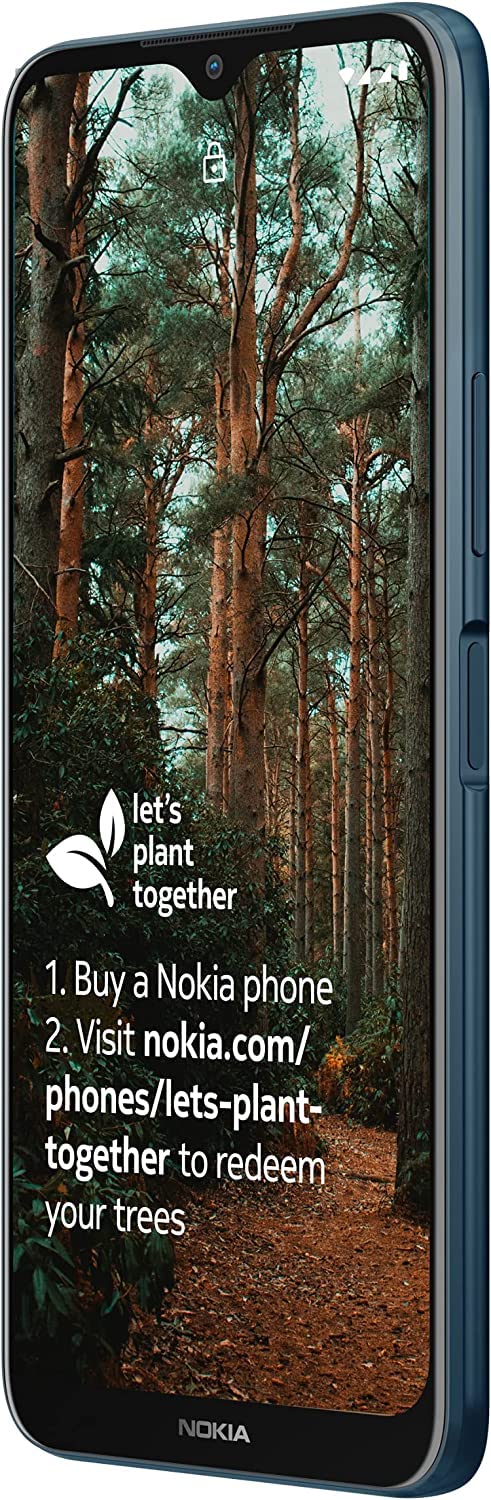 Smartphone Nokia G50 5G Con Pantalla de 6, 82" HD+, Android 11, 4 GB de RAM/128 GB de ROM, Batería de 5000 mAh, Triple Cámara de 48 MP, Compatible Con Carga Rápida de 18 W, Nordic Blue