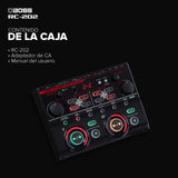 BOSS RC-202 Loop Station | Loops con las manos para creadores musicales progresivos | Dos pistas estéreo | 64 memorias de frase | Interfaz de audio/MIDI USB