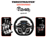 Thrustmaster T248 Volante de Carreras y Pedales Magnéticos – Xbox Series X|S, Xbox One, PC – HYBRID DRIVE, Palancas Magnéticas, Retroalimentación de Fuerza Dinámica, Pantalla Integrada