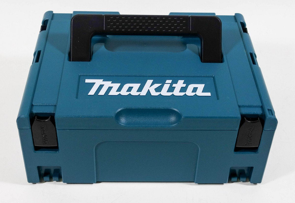 Makita DHP482RTWJ Taladro de impacto, 2 baterías de iones de litio, 18 V, 5 Ah, caja Makpac
