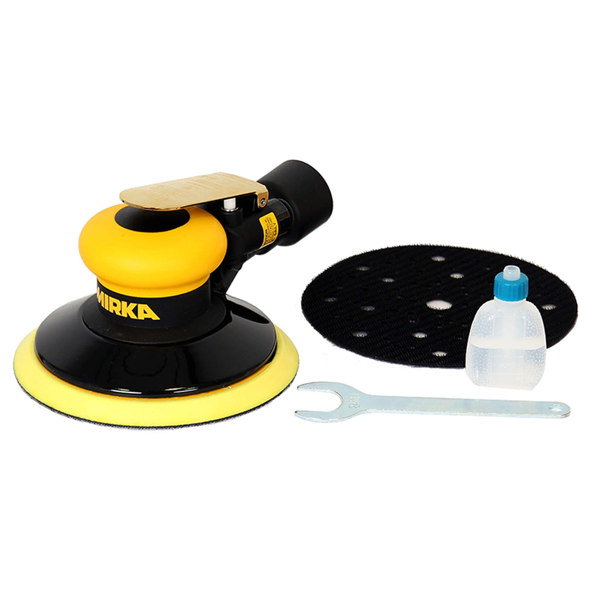 Lijadora neumática rotorbital Mirka Ros 650CV Ø 150mm Aspiración Central Órbita 5,0