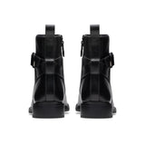 Clarks Renewal Style, Botas de Moda Mujer, Black Leather, 41 EU