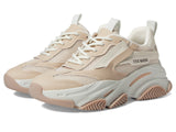 Steve Madden Tenis Possession para Mujer, Beige (Tan/Multi), 39 EU