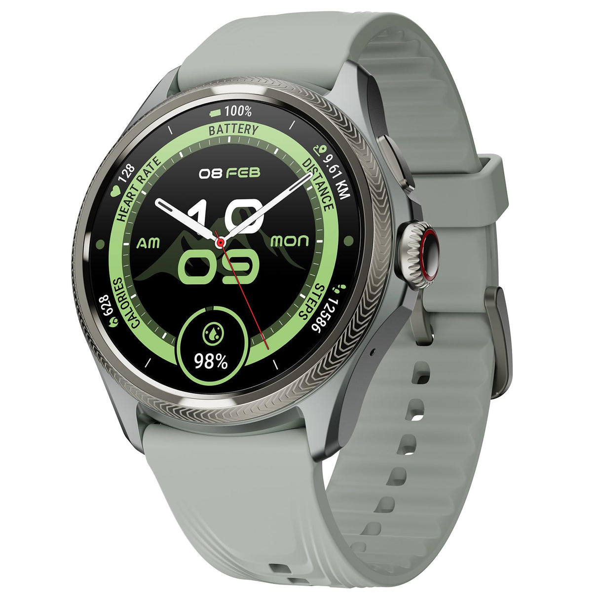 Ticwatch Pro 5 Enduro Slate Smartwatch para Hombres 1.43 "Android Wear OS Reloj Inteligente 90 Horas de batería 110+ Modos de Entrenamiento 7/24 Ritmo cardíaco No es Compatible con iPhone/iOS