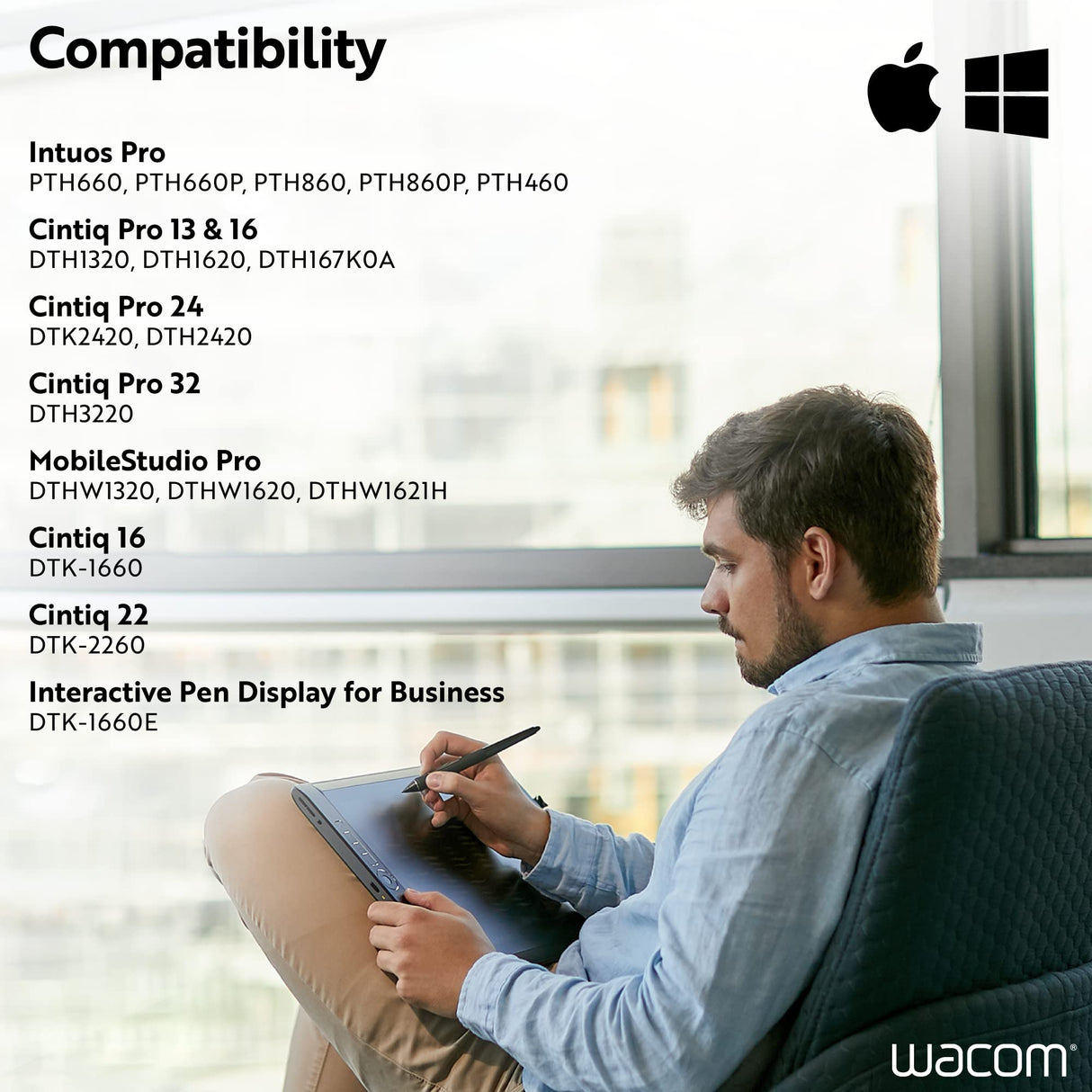 Wacom Pro Pen 2 (KP504E) - Compatible con Intuos Pro, Cintiq, Cintiq Pro & MobileStudio Pro