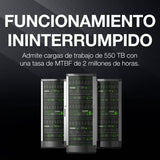 Seagate Exos 7E10, 6 TB, Unidad HDD interna - 3,5 pulgadas 4Kn SAS 6 Gb/s, 7200 r.p.m., 256 MB de caché y 2M de MTBF para empresas, centro de datos (ST6000NM004B)