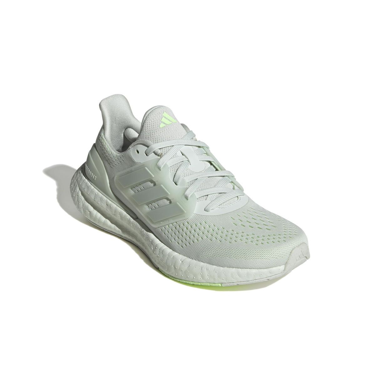 adidas Pureboost 23 Shoes, Zapatillas para Correr Mujer, Crystal Jade/Linen Green Met/Green Spark, 38 EU