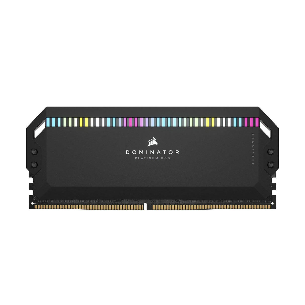 Corsair DOMINATOR PLATINUM RGB DDR5 32 GB (2 x 16 GB) 5200MHz C40 Memoria per Desktop (Regulación de voltaje integrada, Refrigeración DHX patentada, 12 LEDs CAPELLIX RGB, Optimizadas para Intel) Negro
