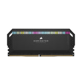 Corsair DOMINATOR PLATINUM RGB DDR5 32 GB (2 x 16 GB) 5200MHz C40 Memoria per Desktop (Regulación de voltaje integrada, Refrigeración DHX patentada, 12 LEDs CAPELLIX RGB, Optimizadas para Intel) Negro