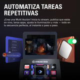 Elgato Stream Deck MK.2 – Controlador de estudio, 15 teclas macro, activa acciones en apps y software como OBS, Twitch, YouTube y otros, funciona en Mac y PC, Color Negro