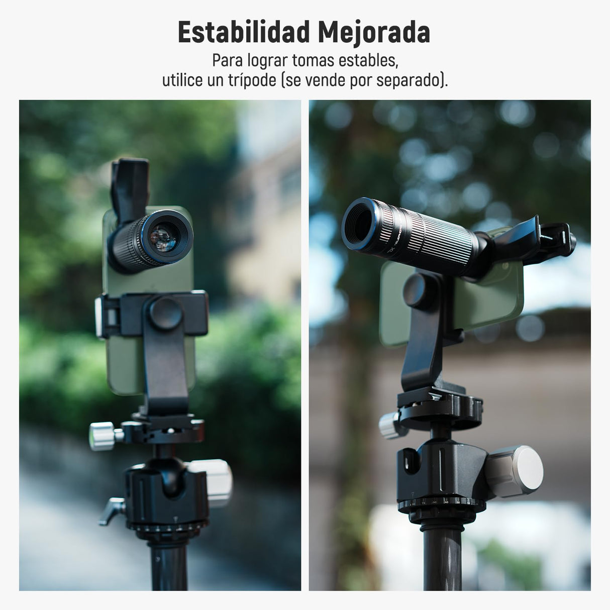 NEEWER 7X Lente Teleobjetivo con Clip Lente Teléfono Compatible con iPhone Samsung, 15 Elementos 12 Grupos 7X Aumento Lente Teléfono para Jaula Teléfono/Estuche/17mm Rosca Placa Trasera, LS-36 Pro
