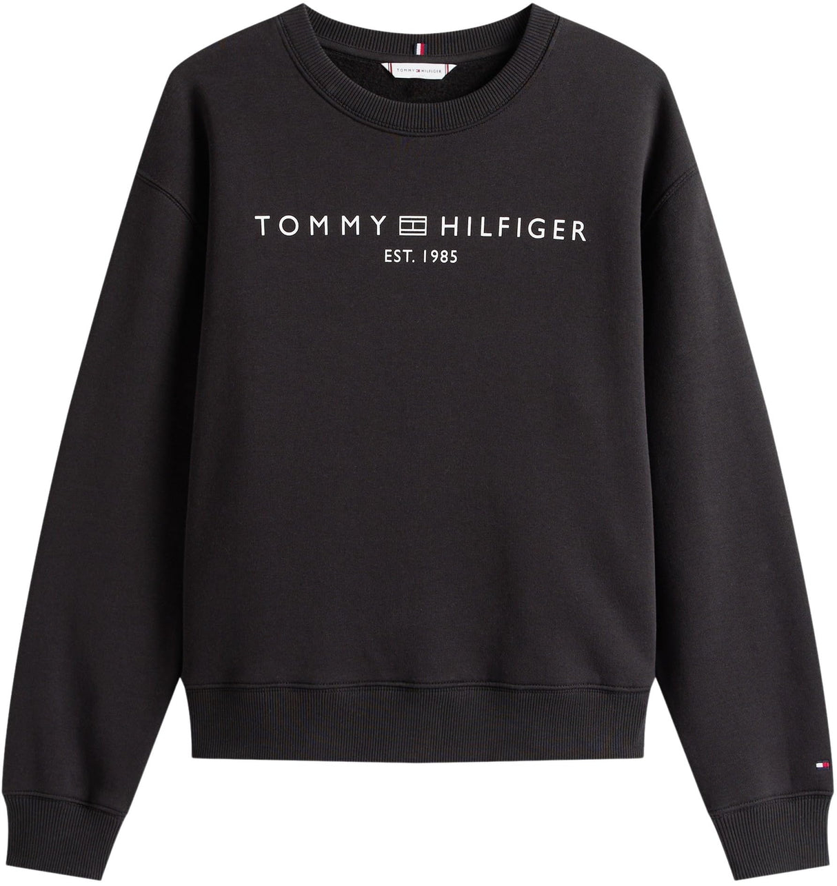 Tommy Hilfiger Sudadera Mujer sin Capucha, Negro (Black), XXL