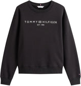 Tommy Hilfiger Sudadera Mujer sin Capucha, Negro (Black), XXL