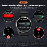 Ticwatch Atlas Smartwatch para Hombres Reloj Inteligente con Sistema operativo Android Wear para Exteriores Batería de 90 Horas Más de 110 Modos de Entrenamiento Mapa de Calor Detección de caídas