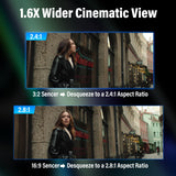 SIRUI Saturn 75mm T2.9 1.6X Full Frame Carbono Fibra Anamorphic Lens, Cine Cinema Objetivo Lens Lenses Lente Más Ligera Que 500g (Nature Flares, E Mount)