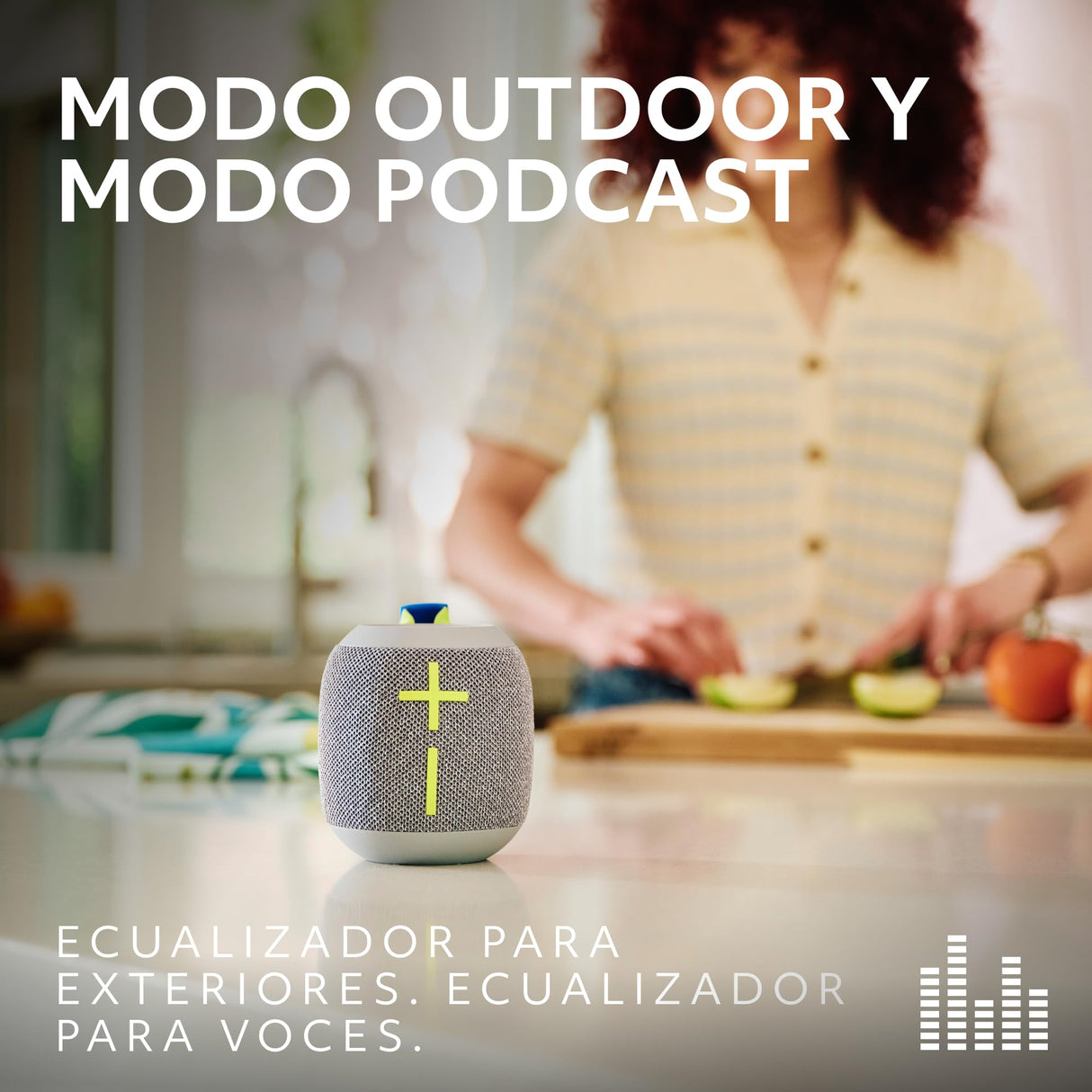 Ultimate Ears WONDERBOOM 4, Altavoz Bluetooth portátil Resistente al Agua con Graves potentes y Sonido de 360 Grados, Altavoz Flotante a Prueba de Polvo con Radio de acción de 40 m - Azul