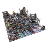 Battle Systems Terreno de Ciencia ficción - Terreno Espacial Modular 3D de 28 mm Juegos de Guerra y Juegos de rol - Modelos de construcción de Varios Niveles Impresos a Todo Color 3D
