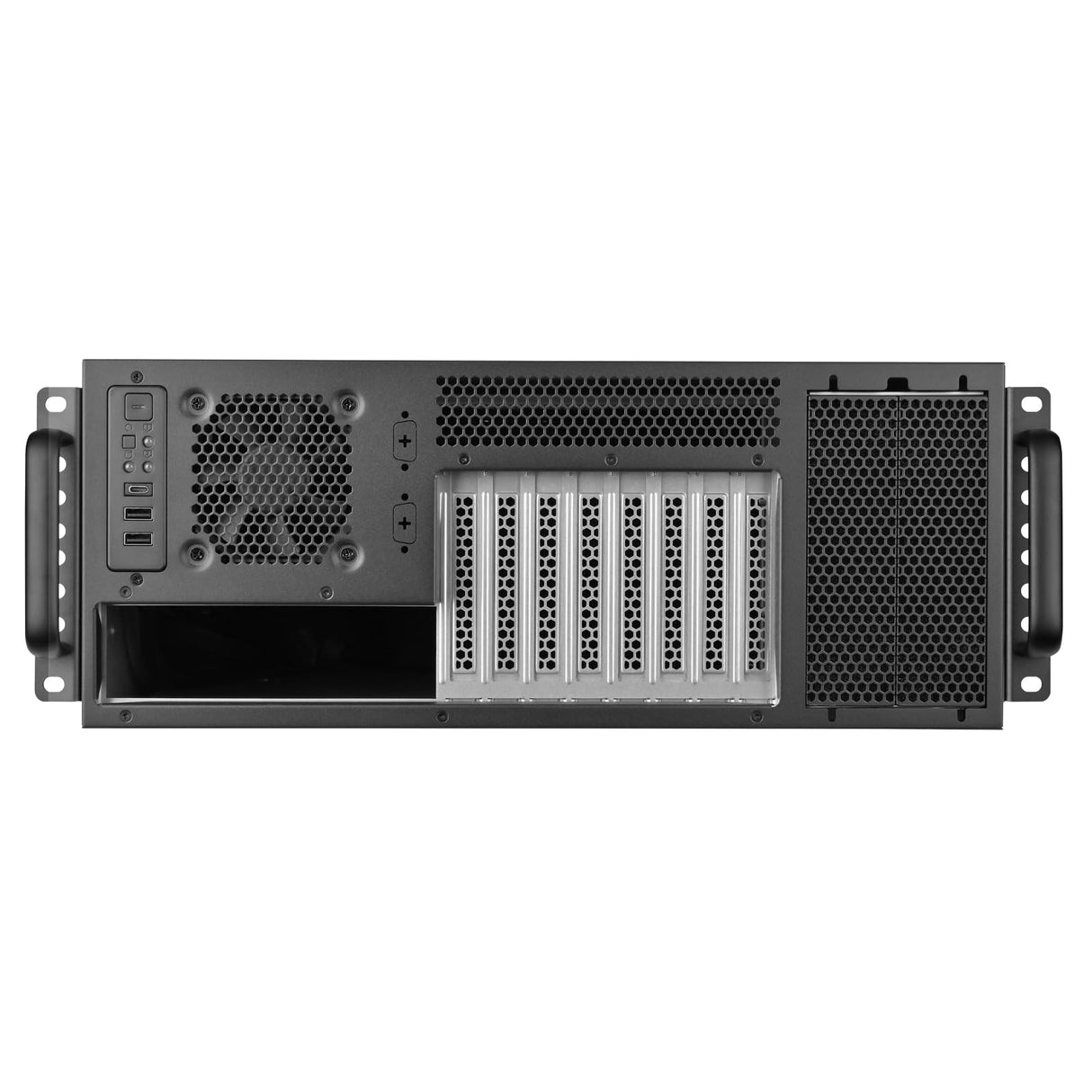 SilverStone Technology RM46-502-I, Chasis con Montura en Rack Intercambiable 4U con zócalos de expansión accesibles Desde la Parte Frontal, SST-RM46-502-I