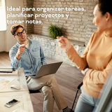 Pizarra Magnética Blanca, Pizarra Marco de Aluminio, Superficie Lisa Fácil de Borrar, Pizarra para Tomar Notas, Dibujar, Enseñar u Organizar, Herramienta para Oficina y Escuela - Ofituria (110x80)