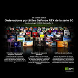 HP OMEN - Ordenador portátil Gaming 16" 2.5K WQXGA (AMD Ryzen 9-8940HX, 32GB RAM, 1TB SSD, NVIDIA RTX 5070, FreeDos) Teclado QWERTY Español - Negro