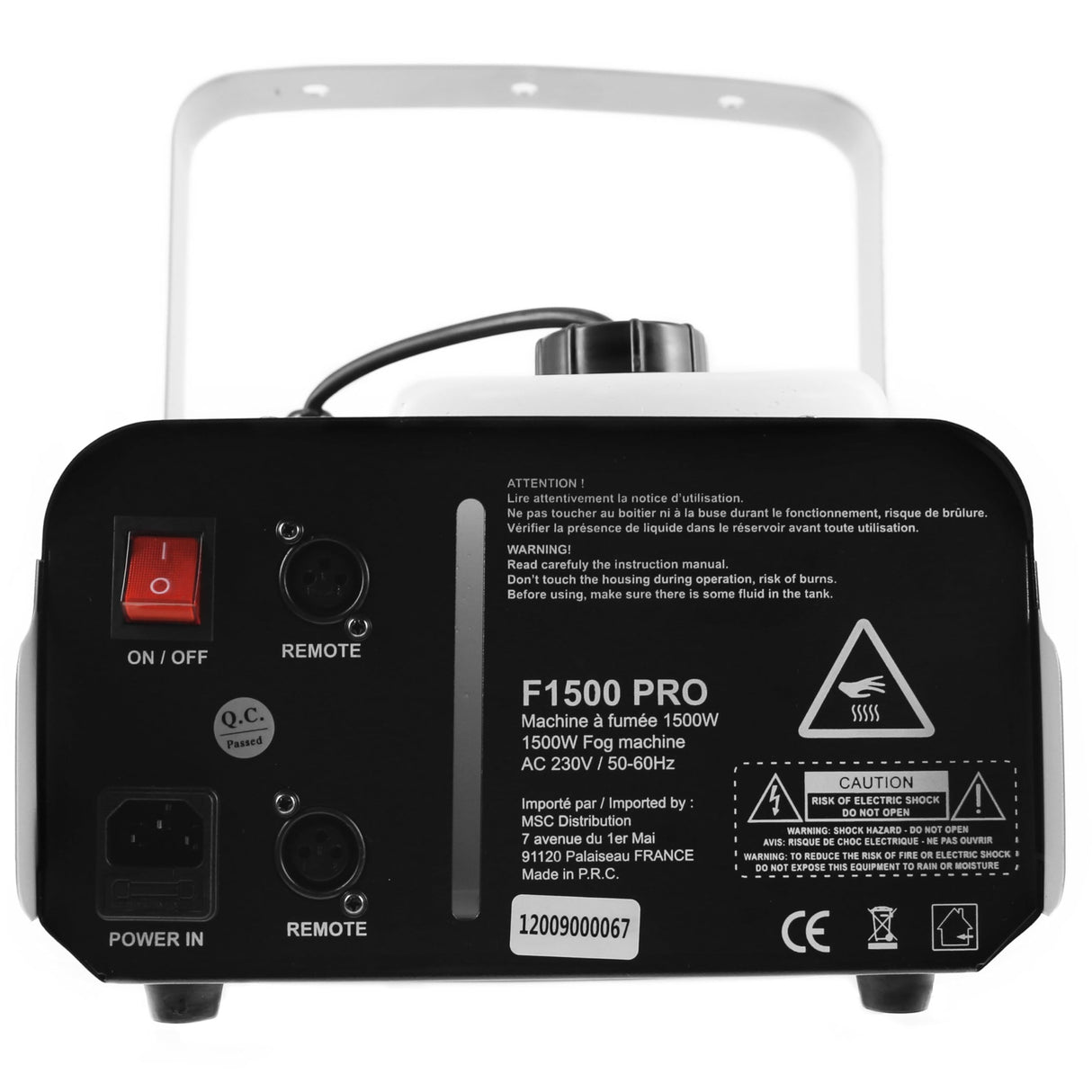 Machine à fumée F1500 PRO