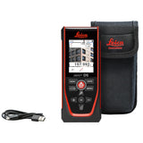 Leica Disto D5 Medidor Láser de Distancia Profesional con Bluetooth (App), Puntero Digital (Interior y Exterior) y Sensor de Inclinación para Seguimiento de Alturas, Medición de Perfiles y Ángulos