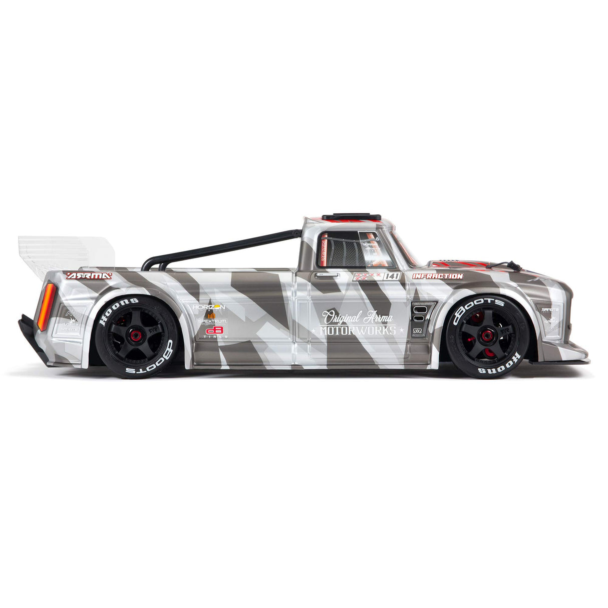 ARRMA 1/7 INTROCTION 6S BLX V2 All-Road RC Camión RTR (transmisor y Receptor incluidos, baterías y Cargador necesarios), Plata, ARA7615V2T2