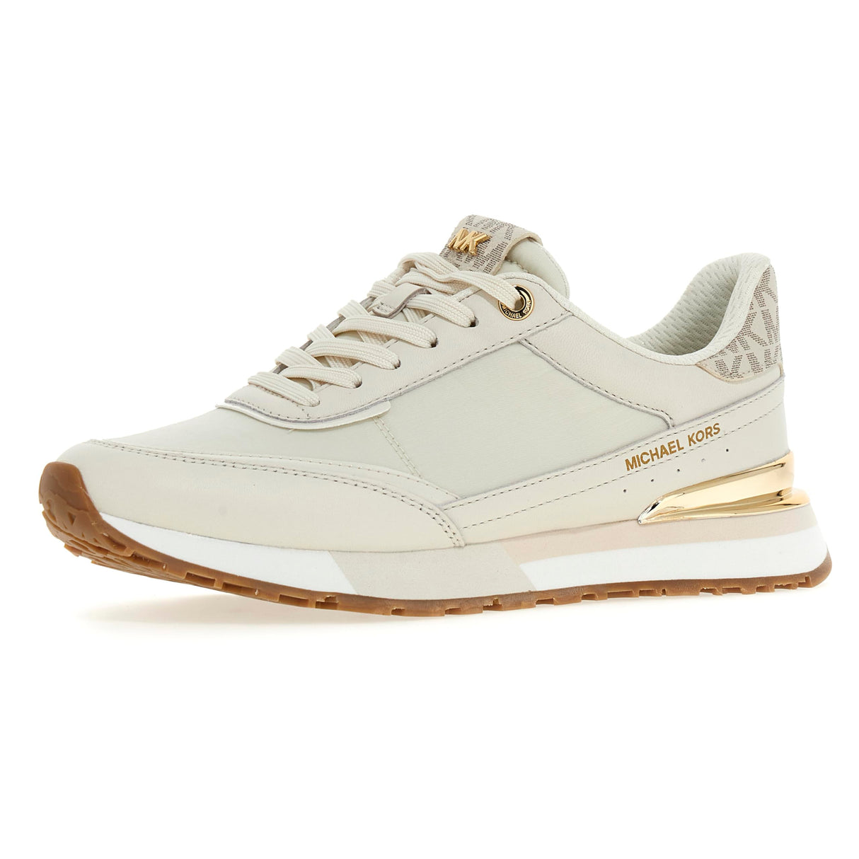 Michael Kors Nova Trainer, Sneaker Mujer, Vanilla MLTI, 39.5 EU