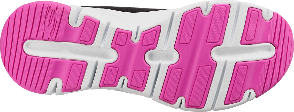Skechers Arch FIT, Zapatillas Mujer, Black/Light Pink, 36 EU