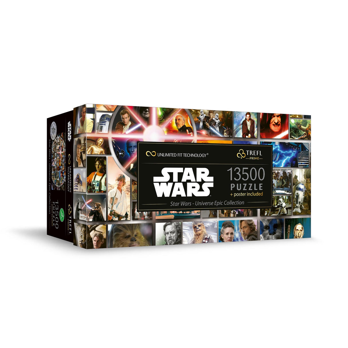 TREFL Prime-Puzzle UFT: Star Wars, Universe Epic Collection-13 500 Piezas, puzle Grande, cartón más Grueso, bío, Eco, Entretenimiento para Adultos niños Desde los 12 años, Multicolor (81036)