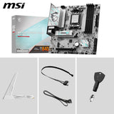 MSI Placa Base B840M Gaming Plus WIFI6E, mATX. Soporta procesadores AMD Ryzen 9000/8000/7000, AM5 - DDR5 Memory Boost 8000+ MT/s (OC), PCIe 4.0 x16, M.2 Gen4, Wi-Fi 6E, 2.5G LAN