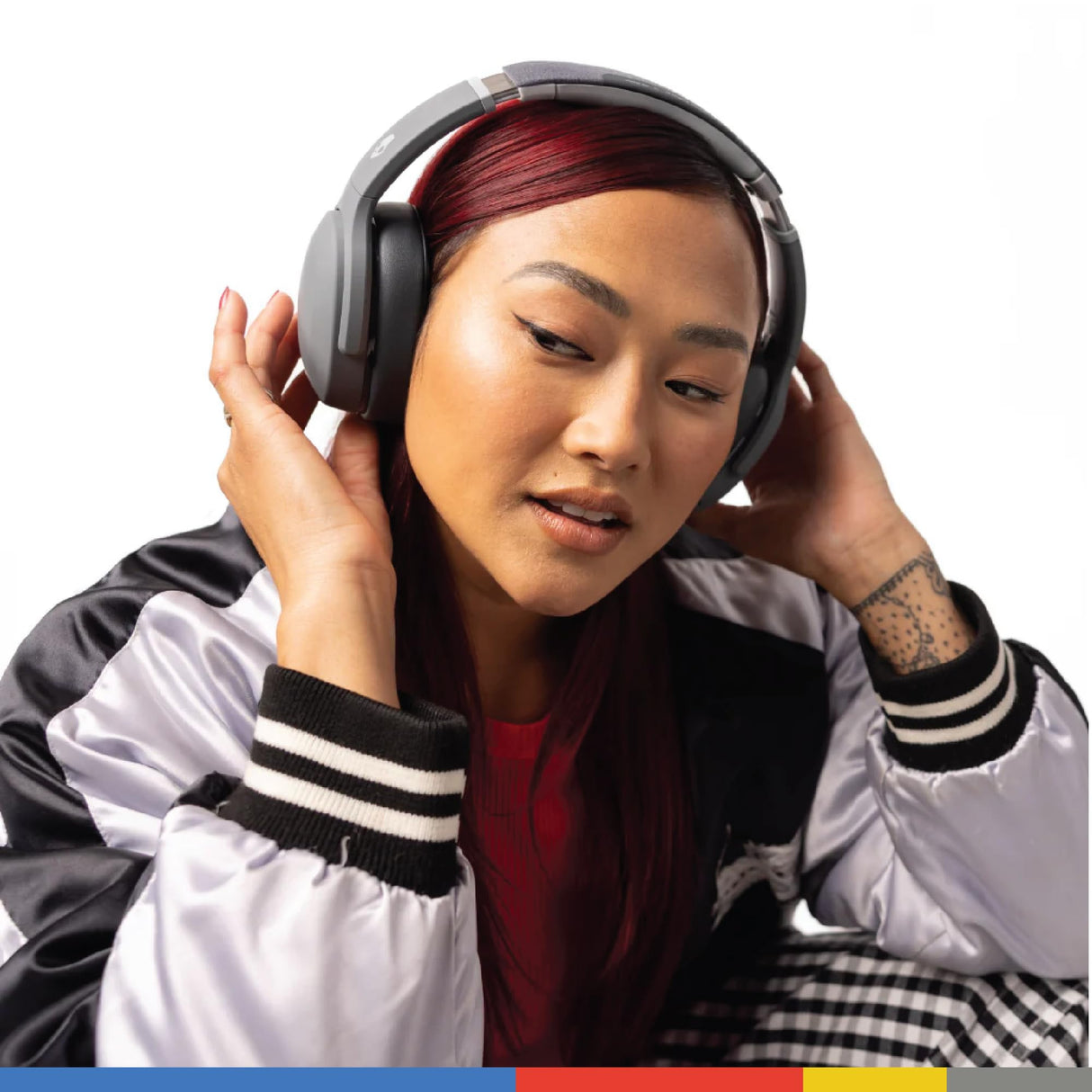 Skullcandy Crusher EVO Cascos Over-Ear Inalámbricos con Sensory Bass, 40 h de Autonomía, Micrófono, Compatibles con iPhone Android y Dispositivos Bluetooth - Gris