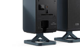 Sharp HT-SPR52021(BK) Pareja de Altavoces Traseros inalámbricos 1.0.1 para conectar a tu Barra de Sonido Q para Experiencia Mejorada, Sonido Envolvente, Dolby Atmos y DTS:X, P. MAX 200W, Negro